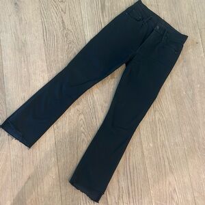 Mother Insider Crop Step Fray Jeans